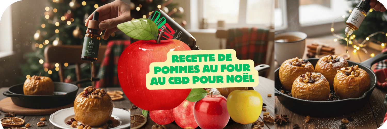 Recette de Pommes au Four au CBD pour Noël