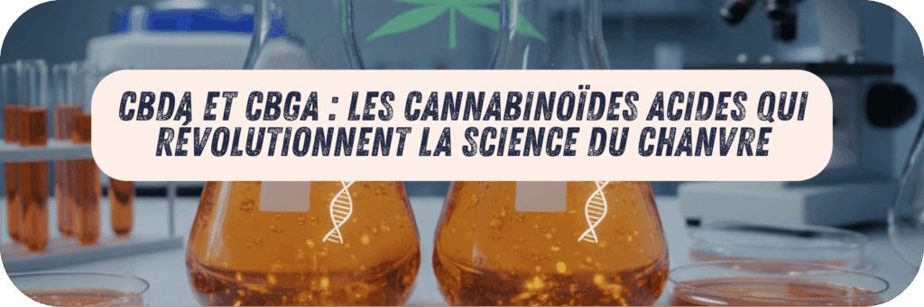 CBDA et CBGA : Les Cannabinoïdes Acides qui Révolutionnent la Science du Chanvre