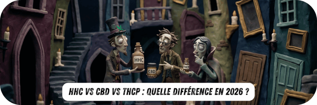 HHC vs CBD vs THCP : Quelle Différence en 2026 ?