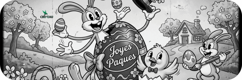 Pâques 2026 chez CBD&rsquo;eau : notre tradition de printemps et -30% avec PAQUES30