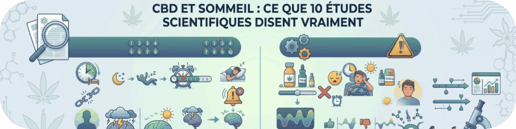 CBD et sommeil : ce que 10 études scientifiques disent vraiment