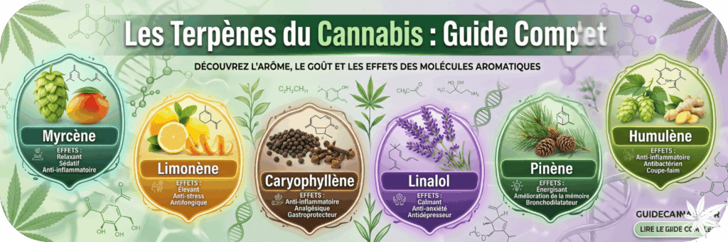 Les terpènes du cannabis : guide complet