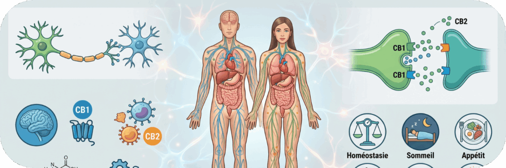 Le système endocannabinoïde expliqué simplement : pourquoi le cannabis agit sur notre corps