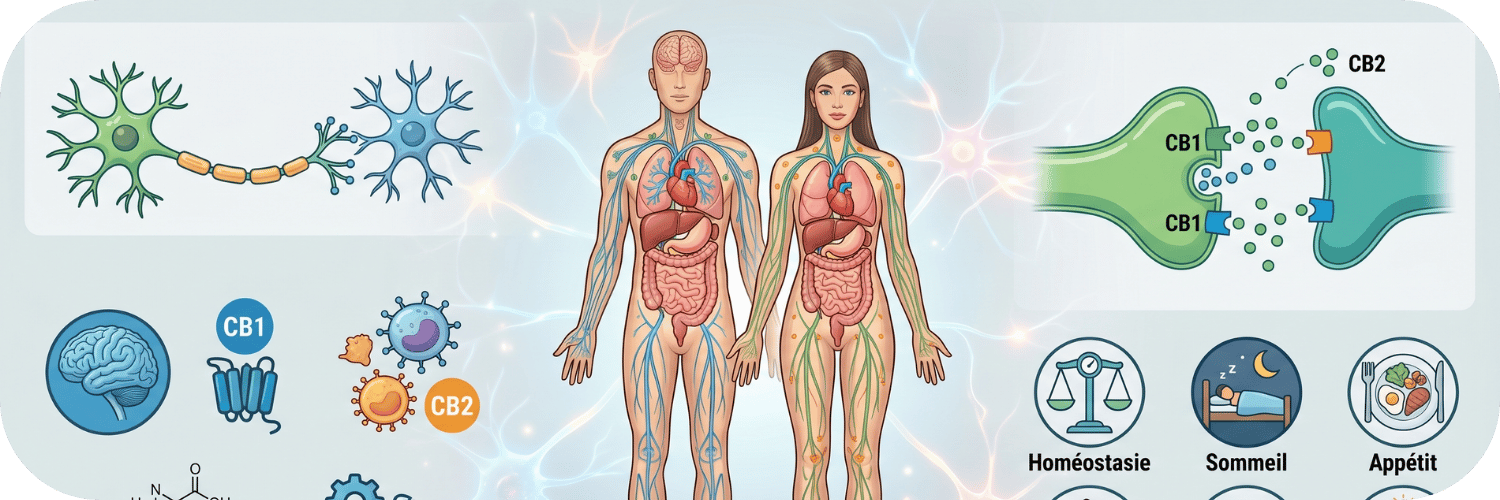 Le système endocannabinoïde expliqué simplement : pourquoi le cannabis agit sur notre corps