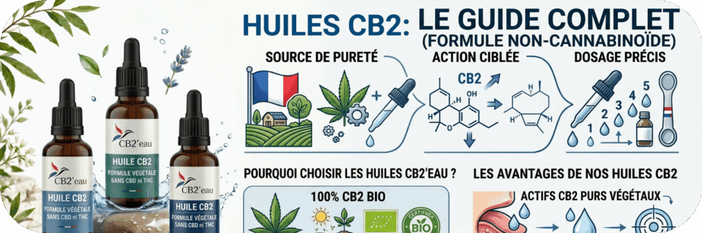 Huile CB2 : tout comprendre sur le Complexe CB2 et comment choisir votre concentration