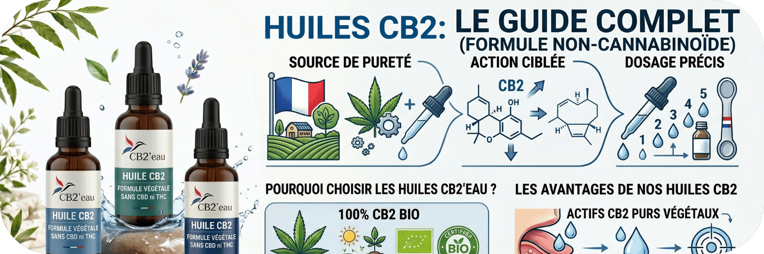 Huile CB2 : tout comprendre sur le Complexe CB2 et comment choisir votre concentration